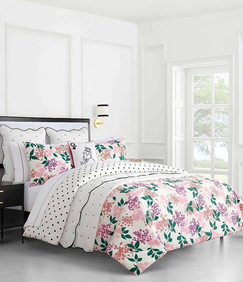 kate spade new york Bold Blooms Reversible Comforter Mini Set