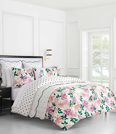 kate spade new york Bold Blooms Reversible Comforter Mini Set