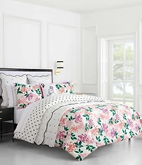 kate spade new york Bold Blooms Reversible Comforter Mini Set