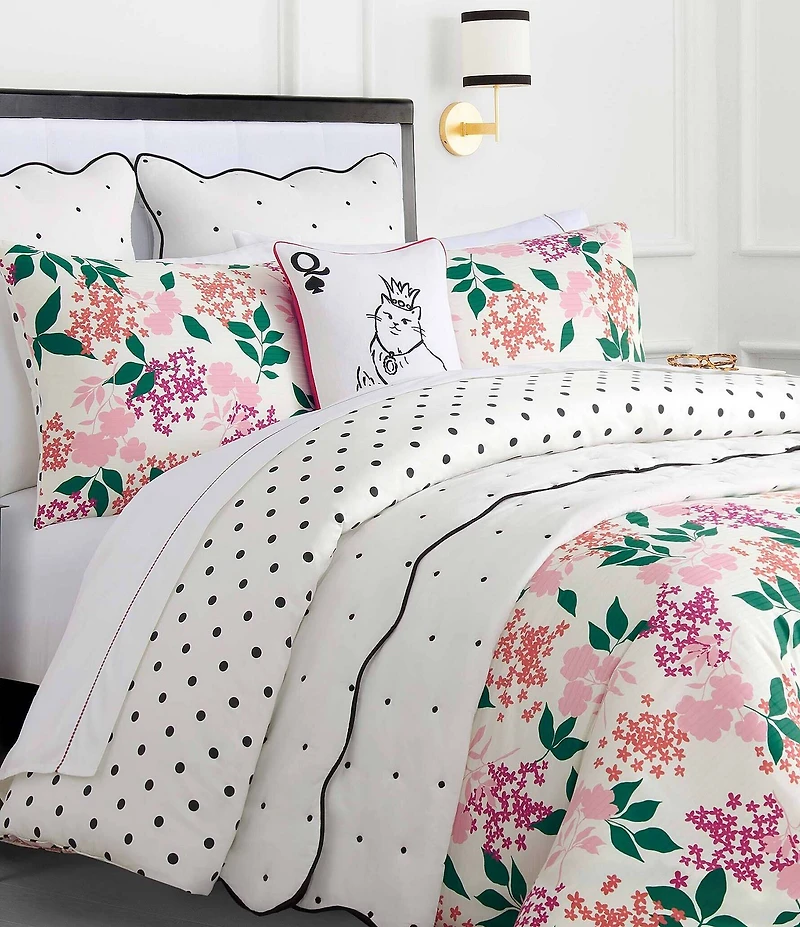 kate spade new york Bold Blooms Reversible Comforter Mini Set