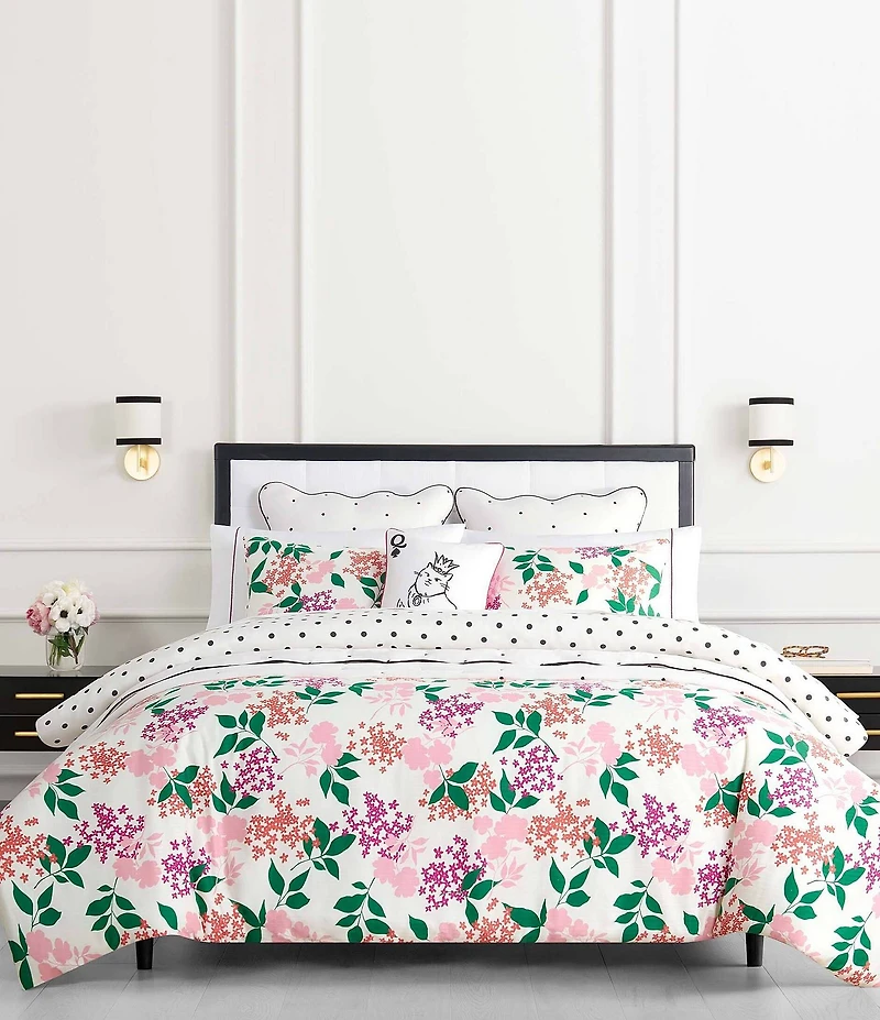 kate spade new york Bold Blooms Reversible Comforter Mini Set