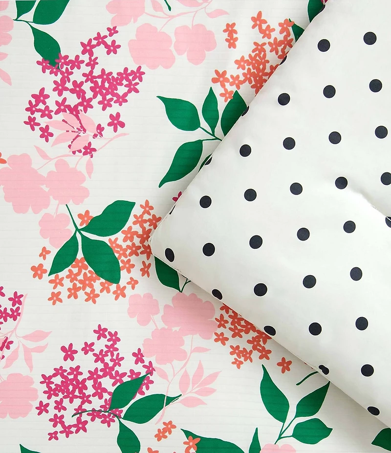 kate spade new york Bold Blooms Reversible Comforter Mini Set