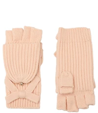 kate spade new york Bow Pop Knit Flip Top Mittens