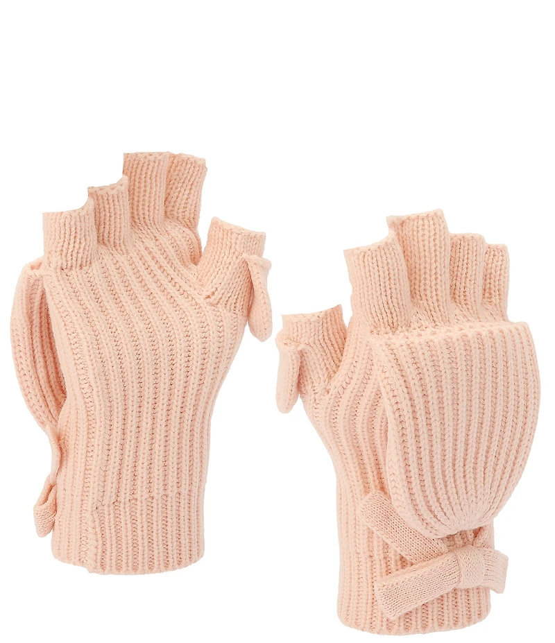 kate spade new york Bow Pop Knit Flip Top Mittens