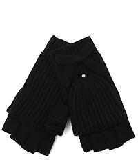 kate spade new york Bow Pop Knit Flip Top Mittens