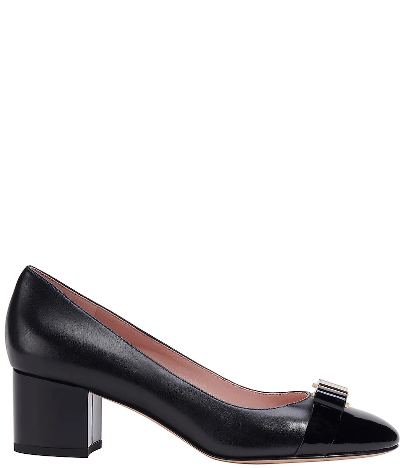 kate spade new york Bowdie Leather Bow Detail Dress Pumps