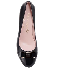 kate spade new york Bowdie Leather Bow Detail Dress Pumps