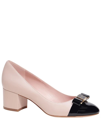 kate spade new york Bowdie Leather Bow Detail Dress Pumps