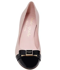 kate spade new york Bowdie Leather Bow Detail Dress Pumps