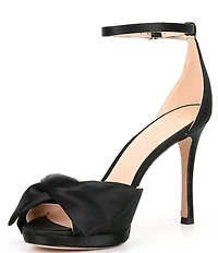 kate spade new york Bridal Bow Satin Dress Sandals