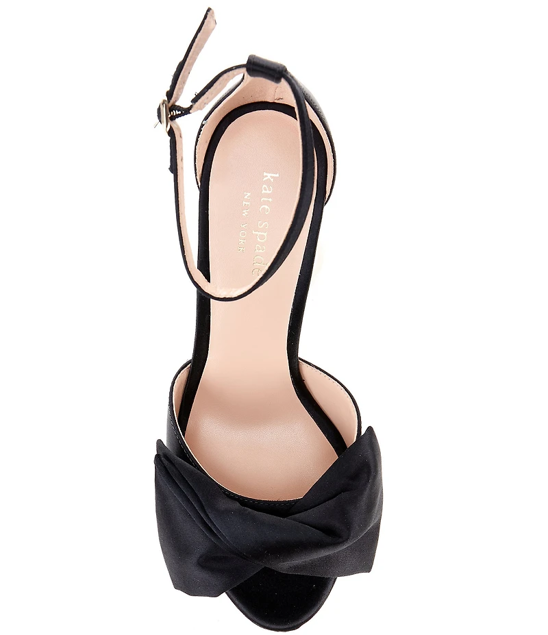 kate spade new york Bridal Bow Satin Dress Sandals
