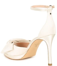 kate spade new york Bridal Bow Satin Dress Sandals