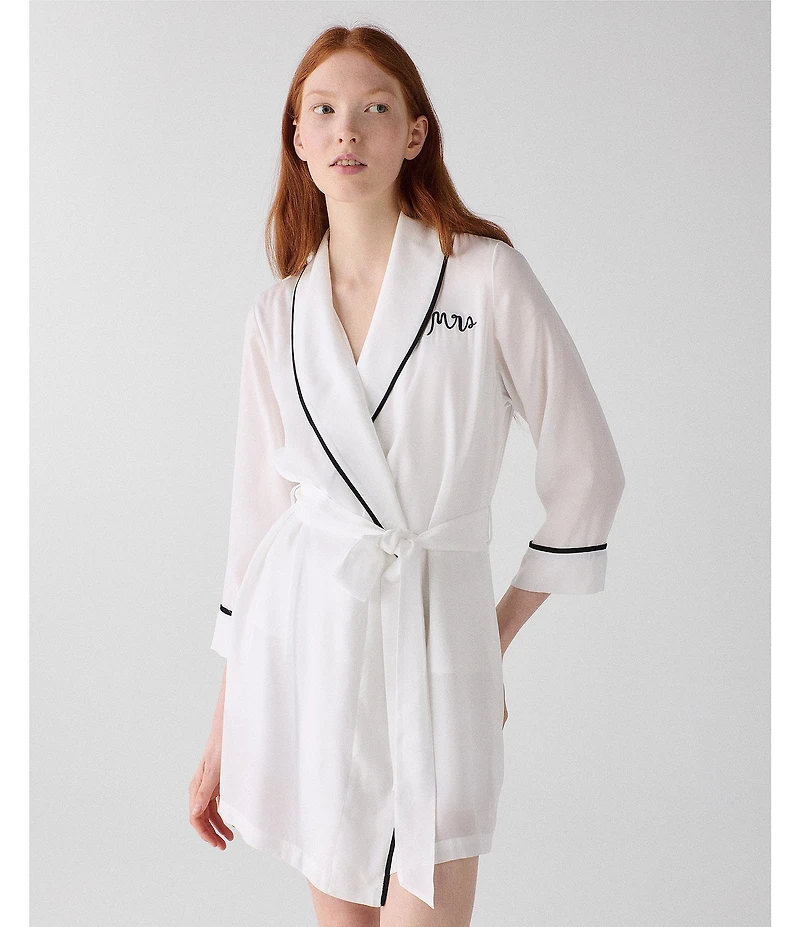 kate spade new york Bridal Charmeuse Robe