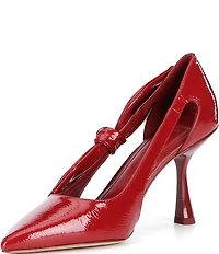 kate spade new york Bunnie Side Bow Patent Leather Pointed Toe Pumps