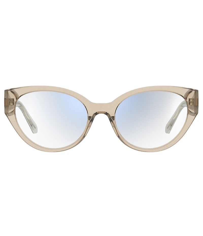 kate spade new york Caia 53mm Geometric Reader Blue Light Glasses
