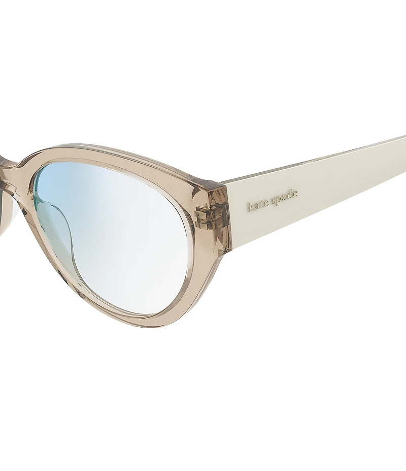 kate spade new york Caia 53mm Geometric Reader Blue Light Glasses