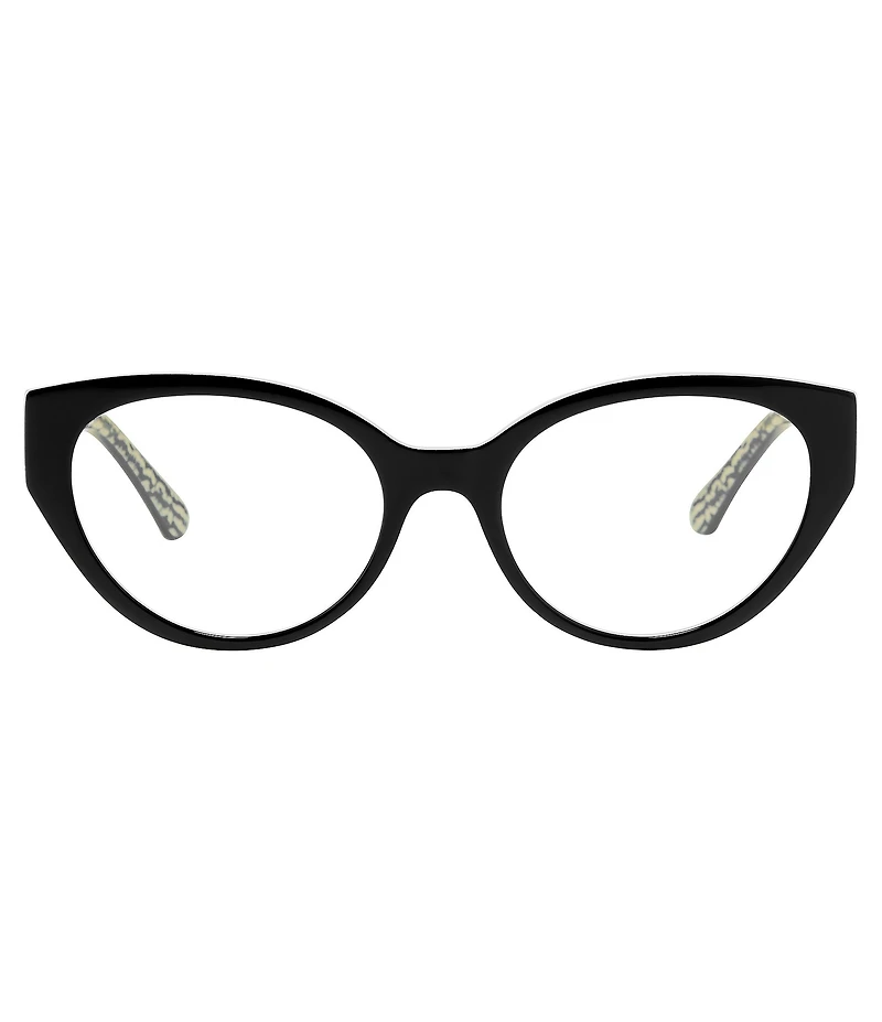 kate spade new york Caia 53mm Geometric Reader Blue Light Glasses