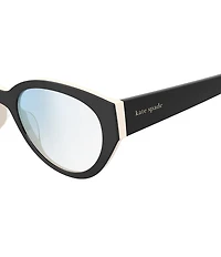 kate spade new york Caia 53mm Geometric Reader Blue Light Glasses
