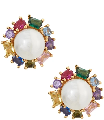 kate spade new york Candy Shop Pearl Halo Multi Stud Earrings