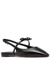 kate spade new york Carolina Leather Bow Detail Mary Jane Slingback Flats
