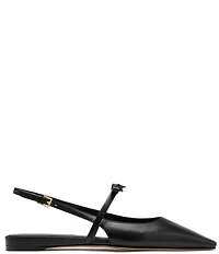 kate spade new york Carolina Leather Bow Detail Mary Jane Slingback Flats