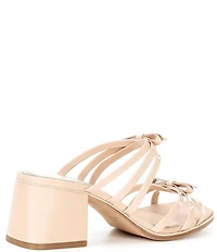 kate spade new york Carolina Patent Leather Bow Slide Sandals