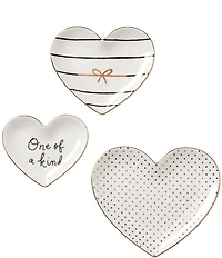 kate spade new york Charmed Life Heart Catch All Dish, Set of 3