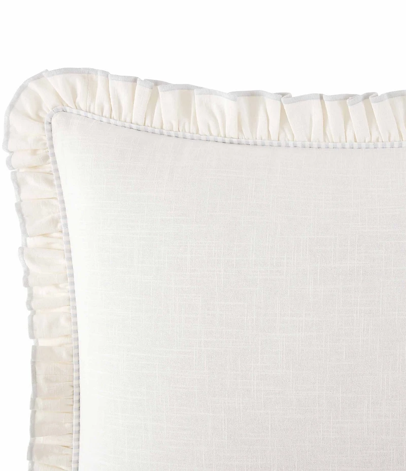 kate spade new york Cotton Ruffle Euro Sham Pillow Cover