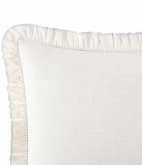 kate spade new york Cotton Ruffle Euro Sham Pillow Cover