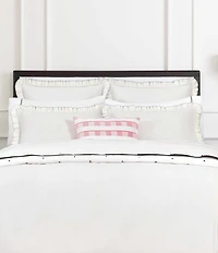 kate spade new york Cotton Ruffle Euro Sham Pillow Cover