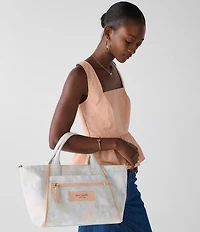 kate spade new york Dash Hidden Garden Printed Fabric Tote Bag