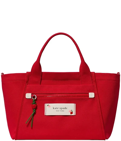kate spade new york Dash Strawberry Canvas Tote Bag