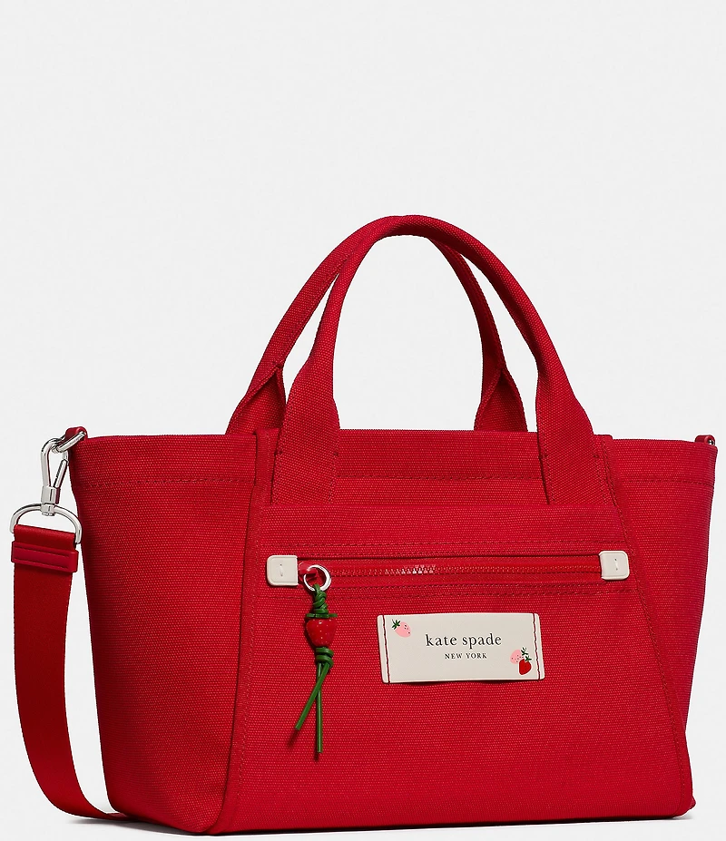 kate spade new york Dash Strawberry Canvas Tote Bag