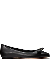 kate spade new york Deco Bow Leather Flats