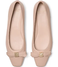 kate spade new york Deco Bow Leather Flats