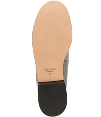 kate spade new york Deco Bow Leather Loafers