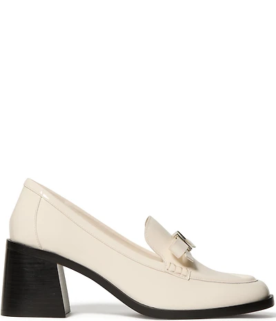 kate spade new york Deco Bow Patent Leather Block Loafers