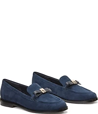 kate spade new york Deco Bow Suede Loafers