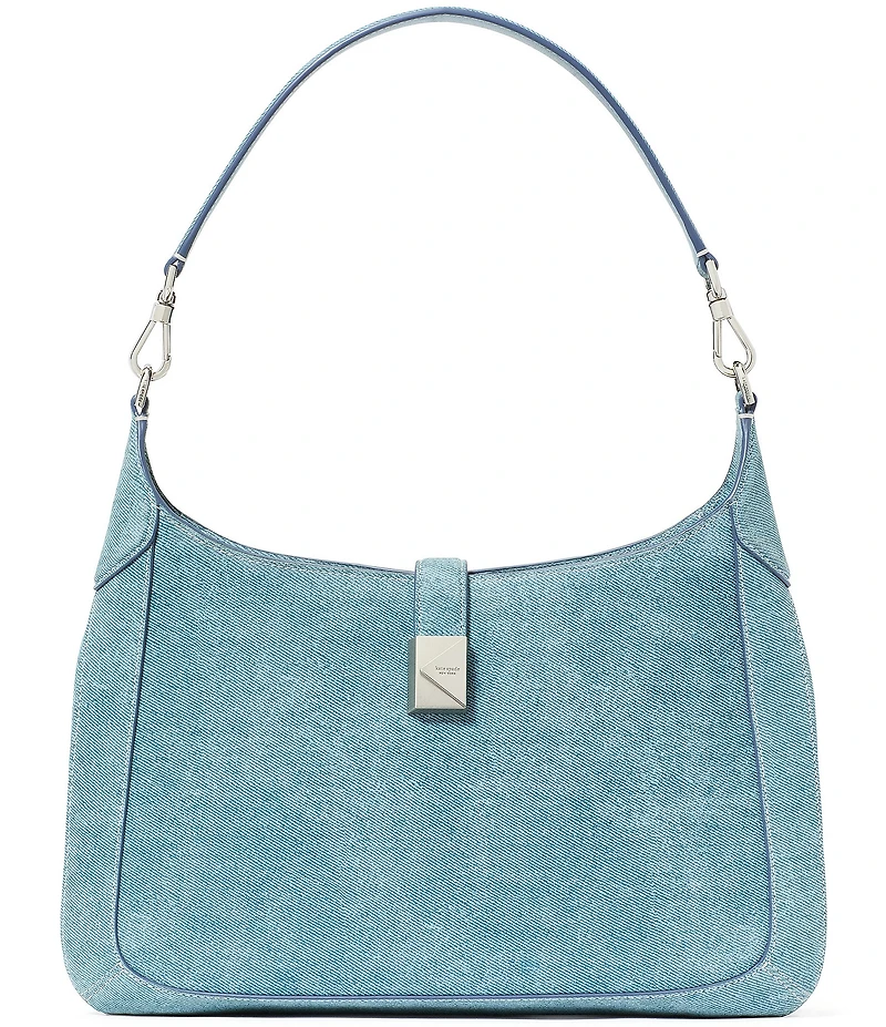 kate spade new york Deco Denim Suede Shoulder Bag