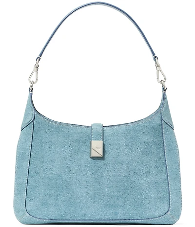 kate spade new york Deco Denim Suede Shoulder Bag
