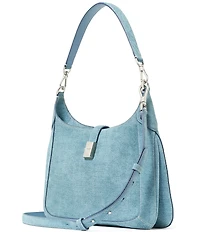 kate spade new york Deco Denim Suede Shoulder Bag
