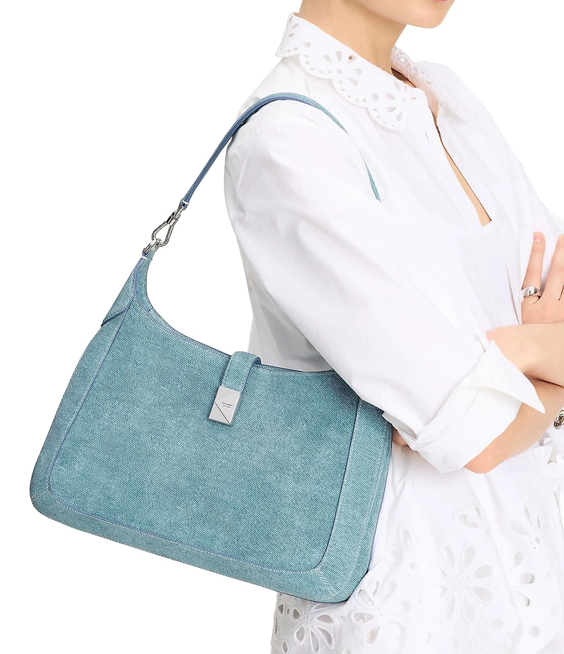 kate spade new york Deco Denim Suede Shoulder Bag