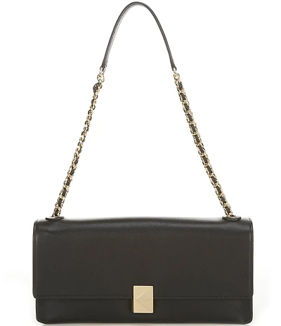 kate spade new york Deco Fine Grain Leather Soft Shoulder Bag