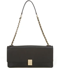 kate spade new york Deco Fine Grain Leather Soft Shoulder Bag