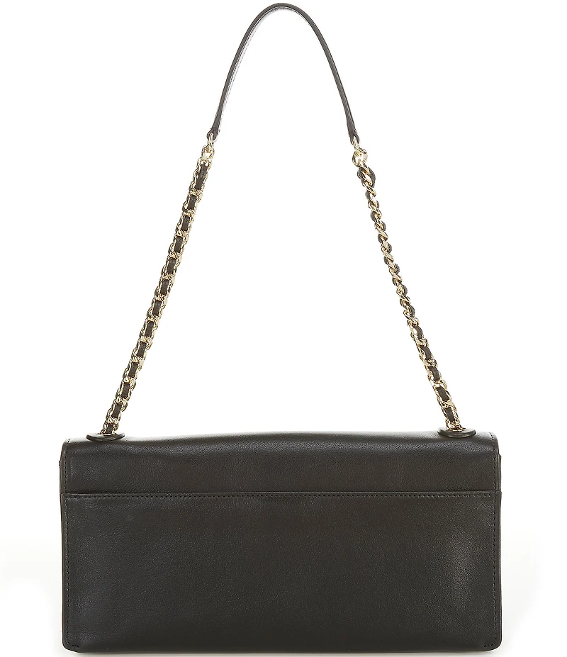 kate spade new york Deco Fine Grain Leather Soft Shoulder Bag