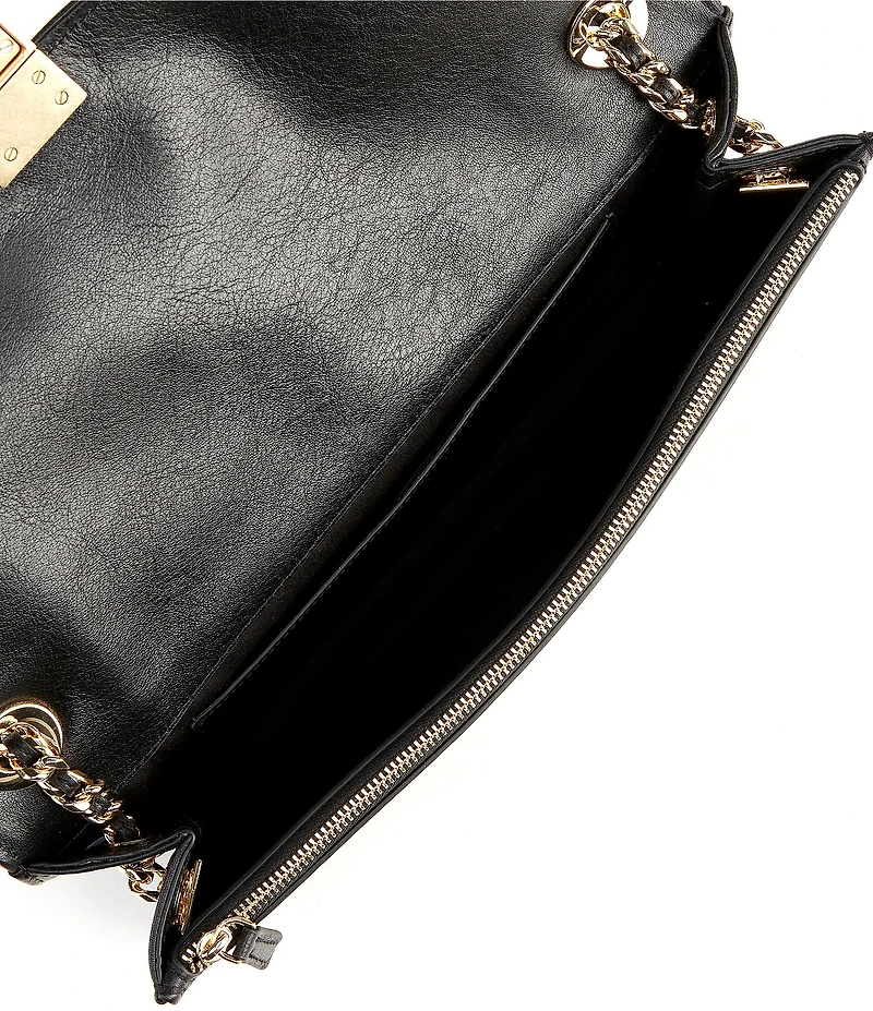 kate spade new york Deco Fine Grain Leather Soft Shoulder Bag