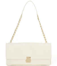 kate spade new york Deco Fine Grain Leather Soft Shoulder Bag