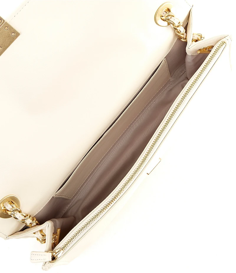 kate spade new york Deco Fine Grain Leather Soft Shoulder Bag