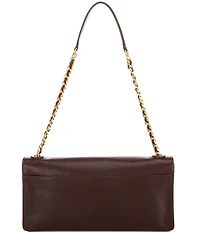 kate spade new york Deco Fine Grain Leather Soft Shoulder Bag