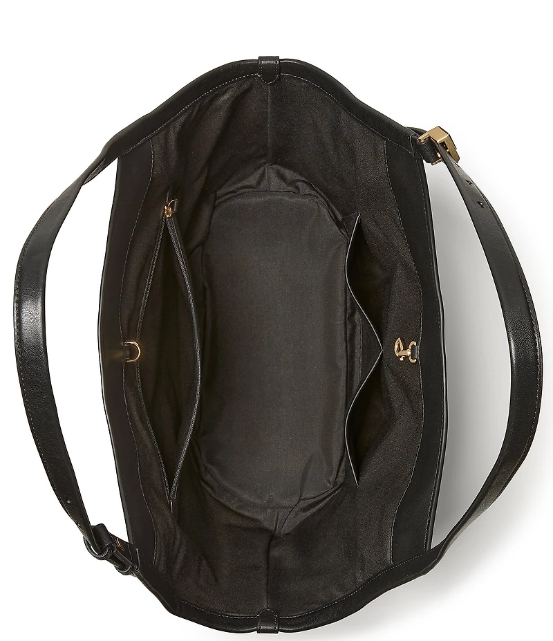 kate spade new york Deco Fine Grain Leather Tulip Tote Bag